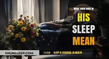 The Mystery of Dying in Sleep: What Does it Mean?