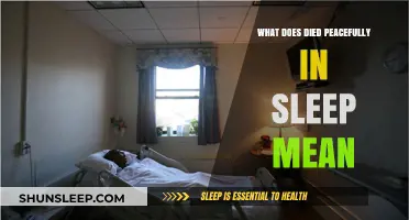 The Mystery of Dying Peacefully in Sleep