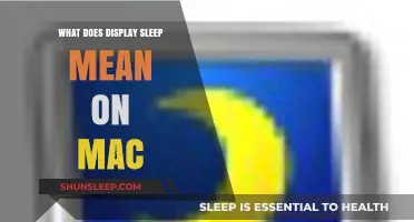 Understanding Mac's Display Sleep Mode