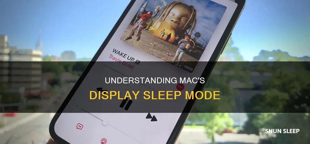what does display sleep mean on mac