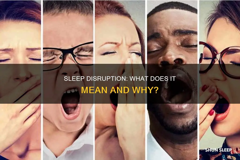 what does disrupted sleep mean