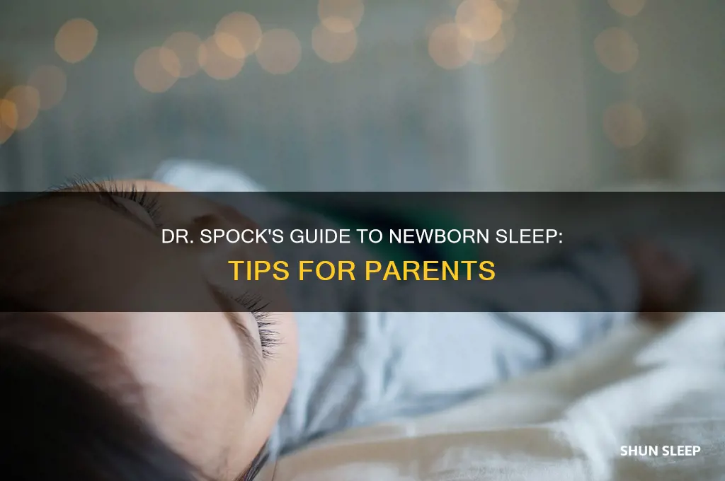 what does dr spock say about a newborn sleeping