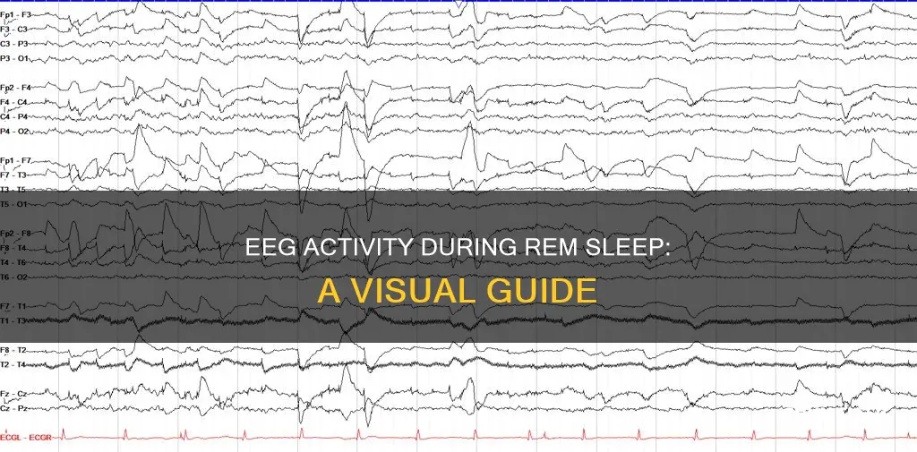 what does eeg activity look like during rem sleep generally