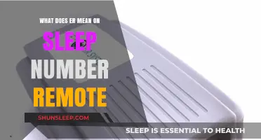 Sleep Number Remote ER Button Explained