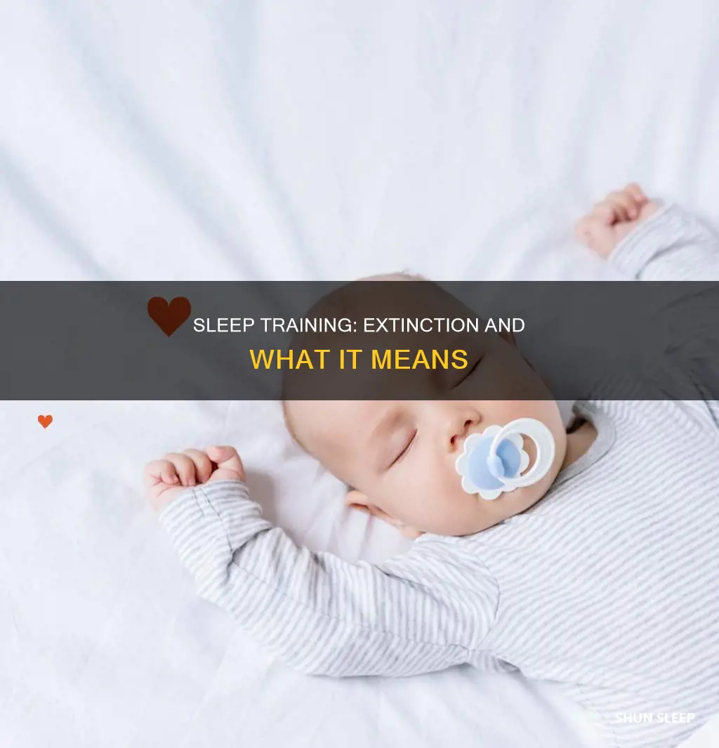what does extinction mean in sleep training