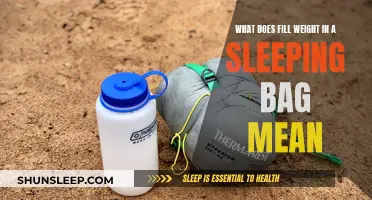 Understanding Sleeping Bag Fill Weight: A Crucial Specification
