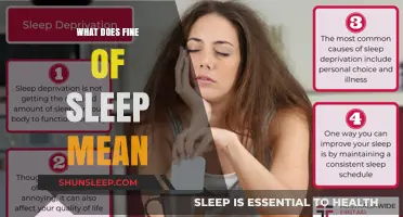 Understanding Sleep Fines: What Does It Mean?