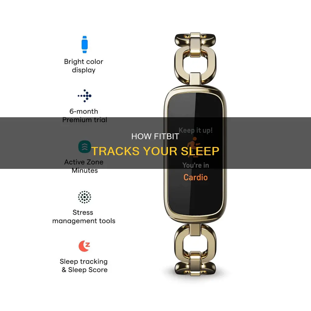 what does fitbit use to track sleep