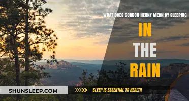 The Rainy Sleep: Exploring Gordon Henery's Perspective