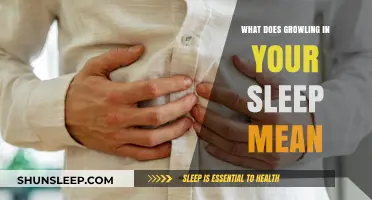 Growling in Sleep: What Your Body is Trying to Tell You
