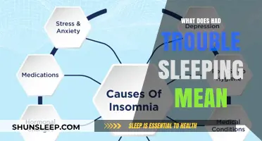 Trouble Sleeping: What Does It Mean?