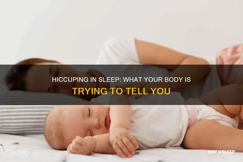what does hiccuping in your sleep mean