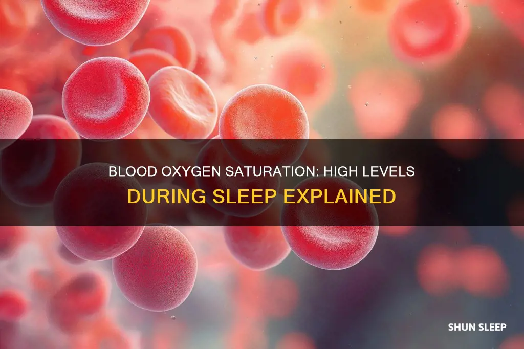 what does high blood oxygen saturation mean during sleep