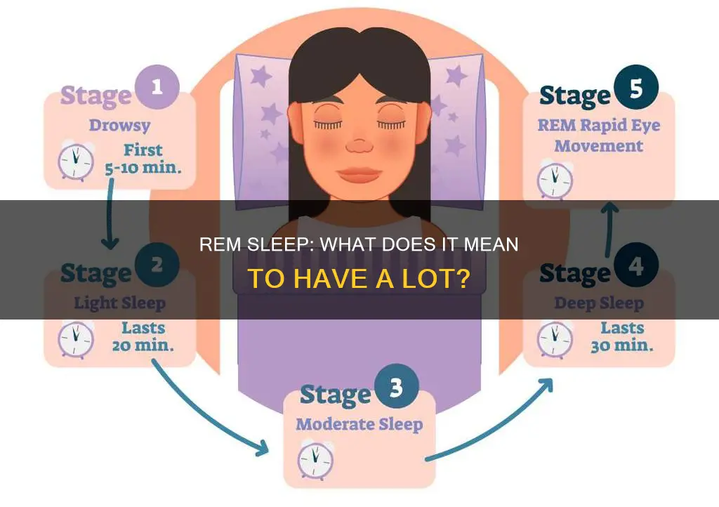 what does high percentage of rem sleep mean