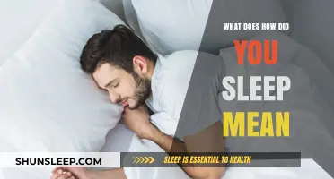 How Was Your Sleep Last Night?