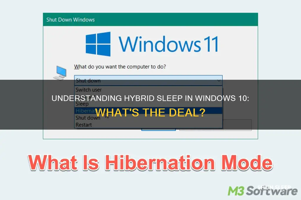 what does hybrid sleep mean in windows 10