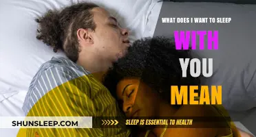 Understanding the Meaning of "I Want to Sleep with You