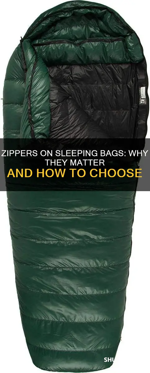 what does it me left zipper for sleeping bags