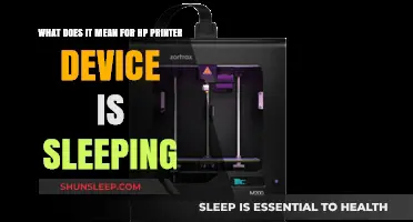 HP Printer Device Sleeping: What's Happening and Why?