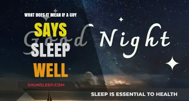 Sweet Dreams: Decoding His Goodnight Message