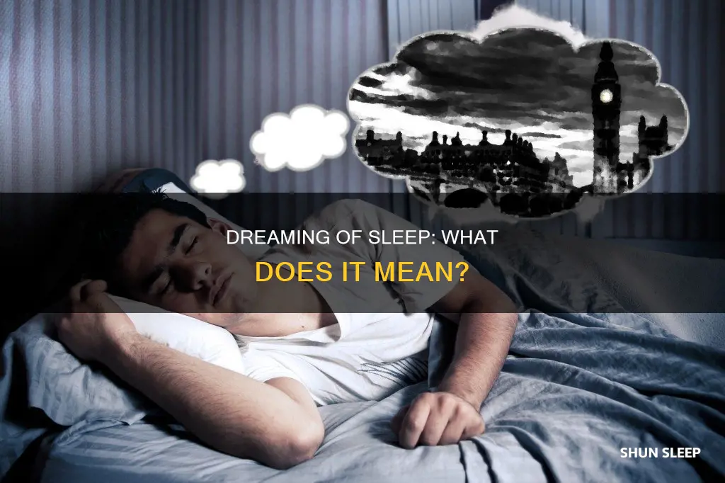 what does it mean if i see myself sleeping