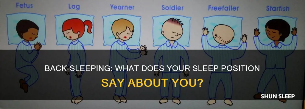 what does it mean if i sleep on my back