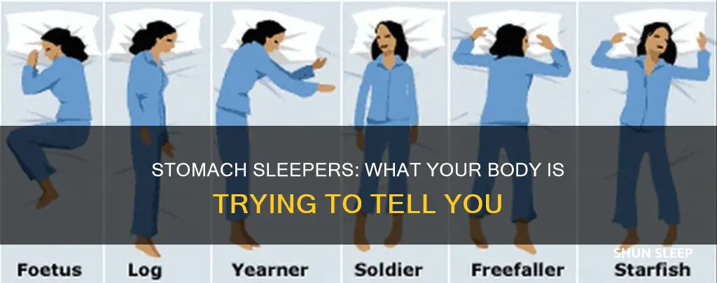 what does it mean if i sleep on my stomach