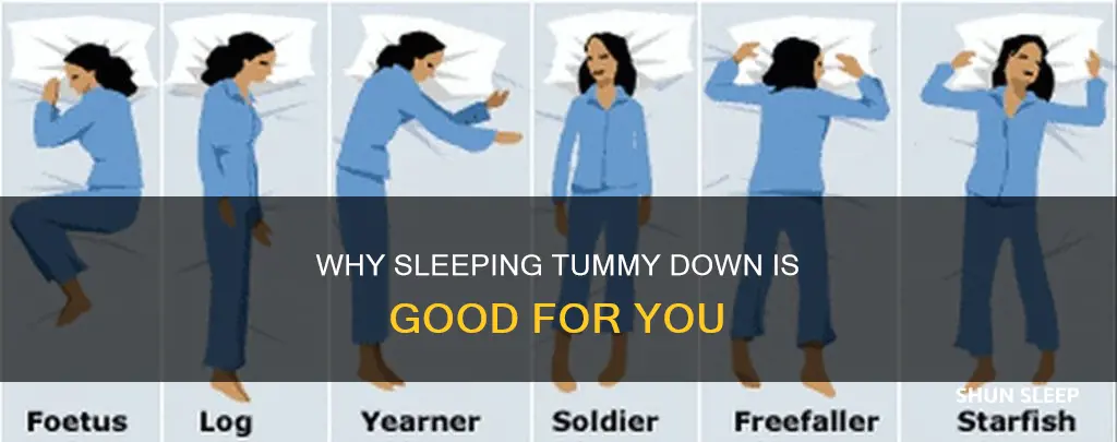 what does it mean if i sleep tummy down