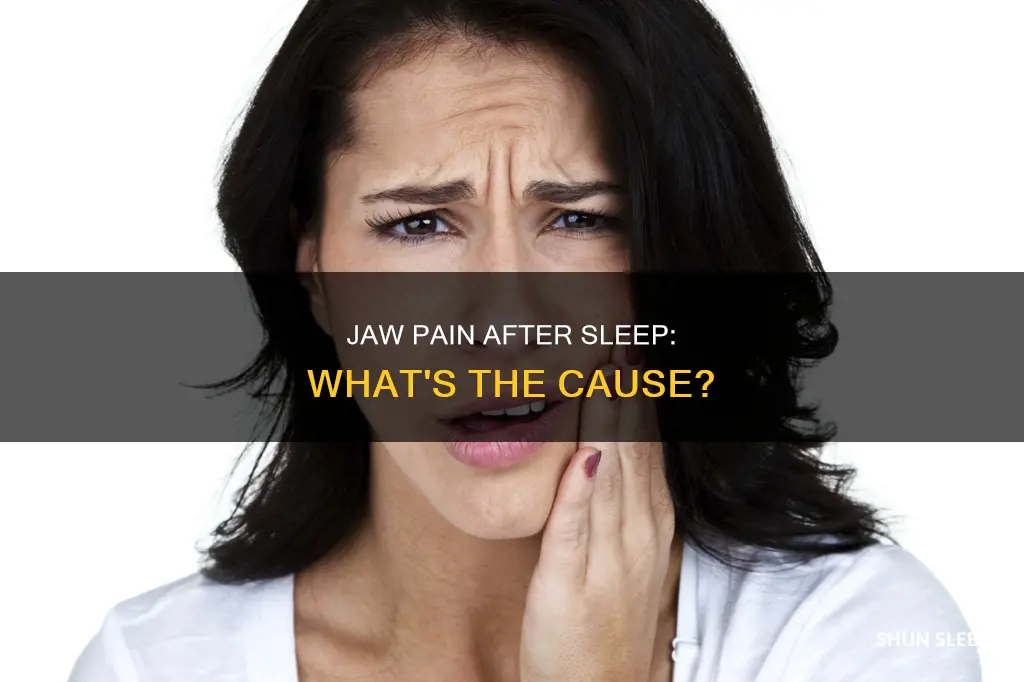 what does it mean if my jaw hurts after sleeping