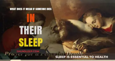 The Mystery of Dying in Sleep: What Does it Mean?