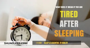 Why Do You Feel Tired After Sleeping?