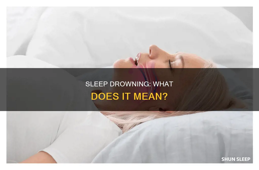 what does it mean if you drown in your sleep