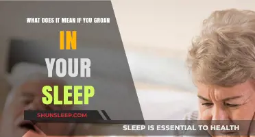 Groaning in Sleep: What Your Body is Trying to Tell You