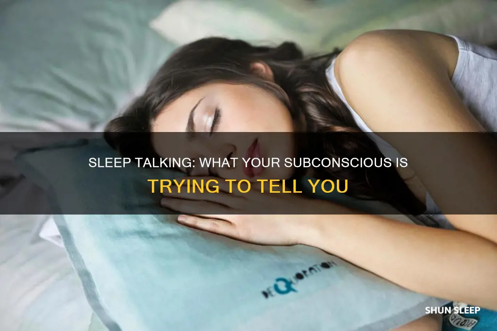 what does it mean if you sleep talk about someone