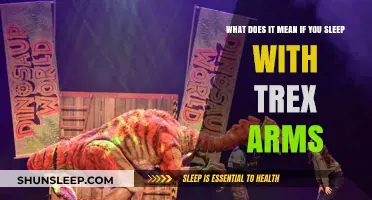 Sleeping Like a T-Rex: Arms by Your Side