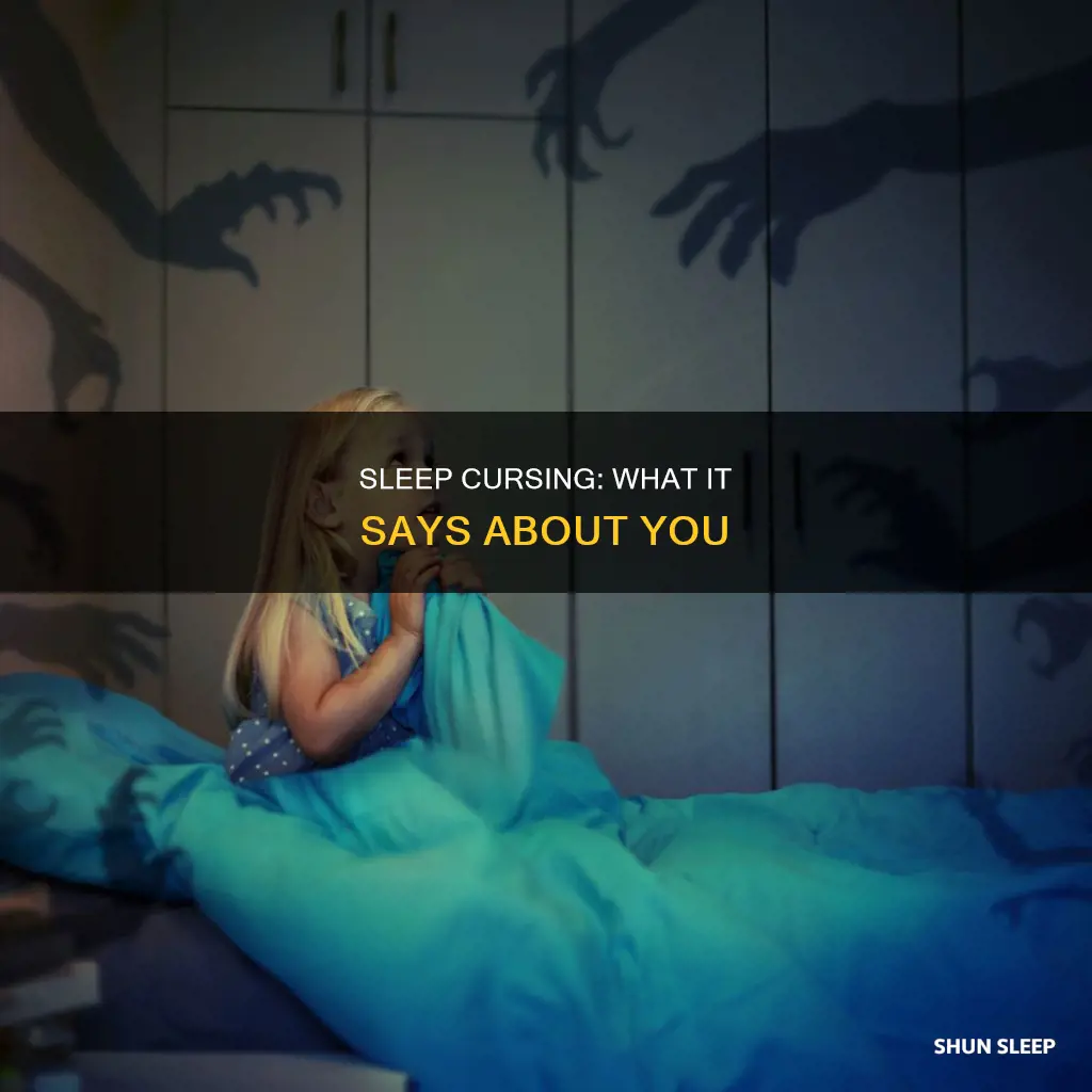 what does it mean if you swear in your sleep