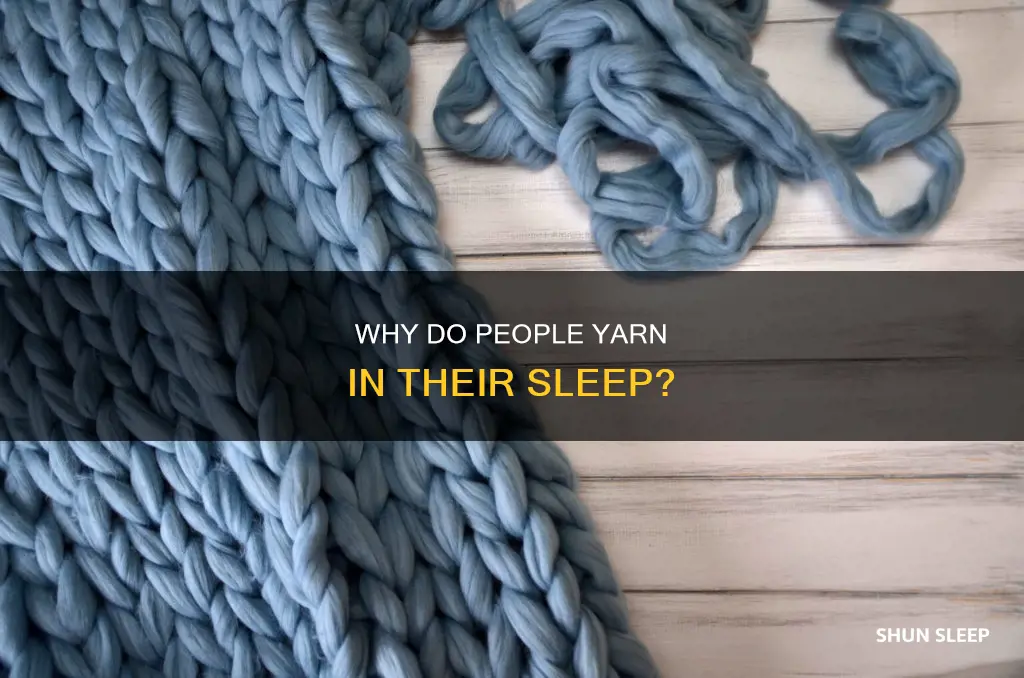 what does it mean if you yarn in your sleep