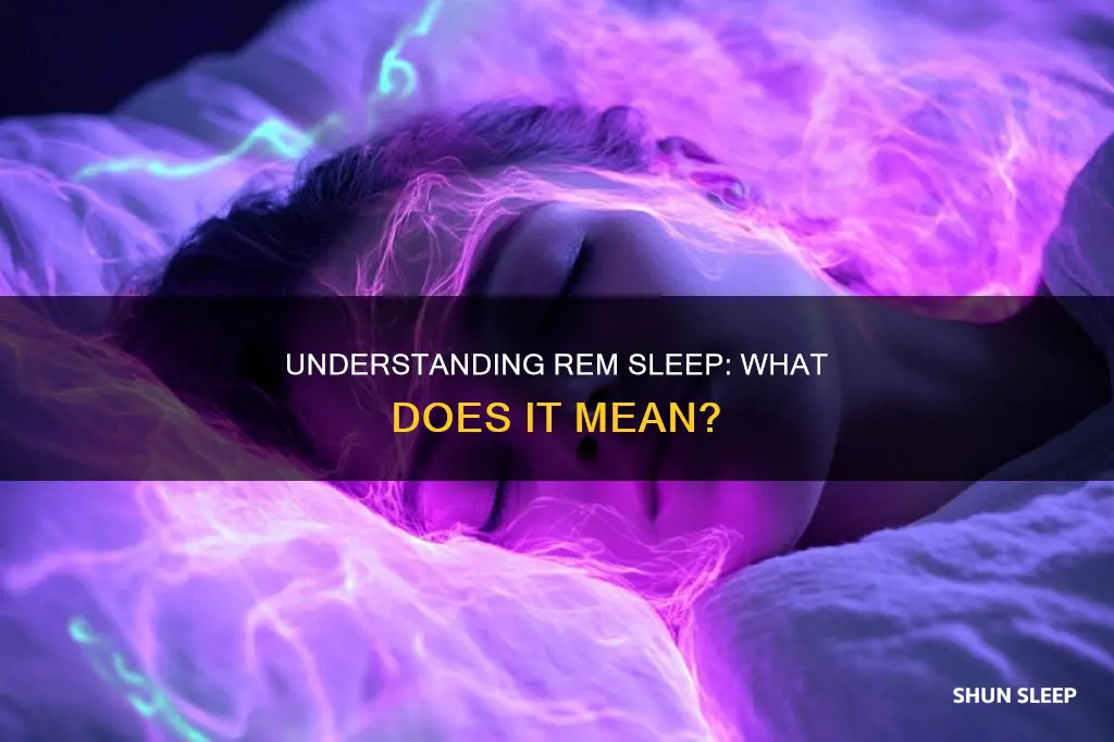 what does it mean rem sleep