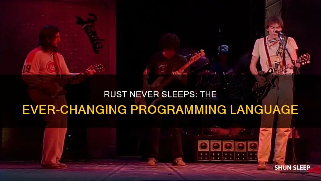what does it mean rust never sleeps