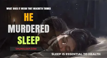 Macbeth's Guilt: Killing Sleep, Killing Self