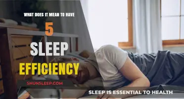 Poor Sleep Efficiency: Understanding Your Sleep Quality