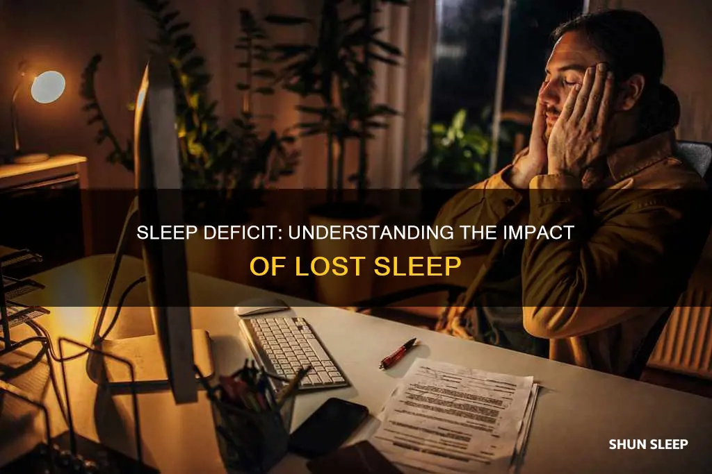 what does it mean to have a sleep deficit
