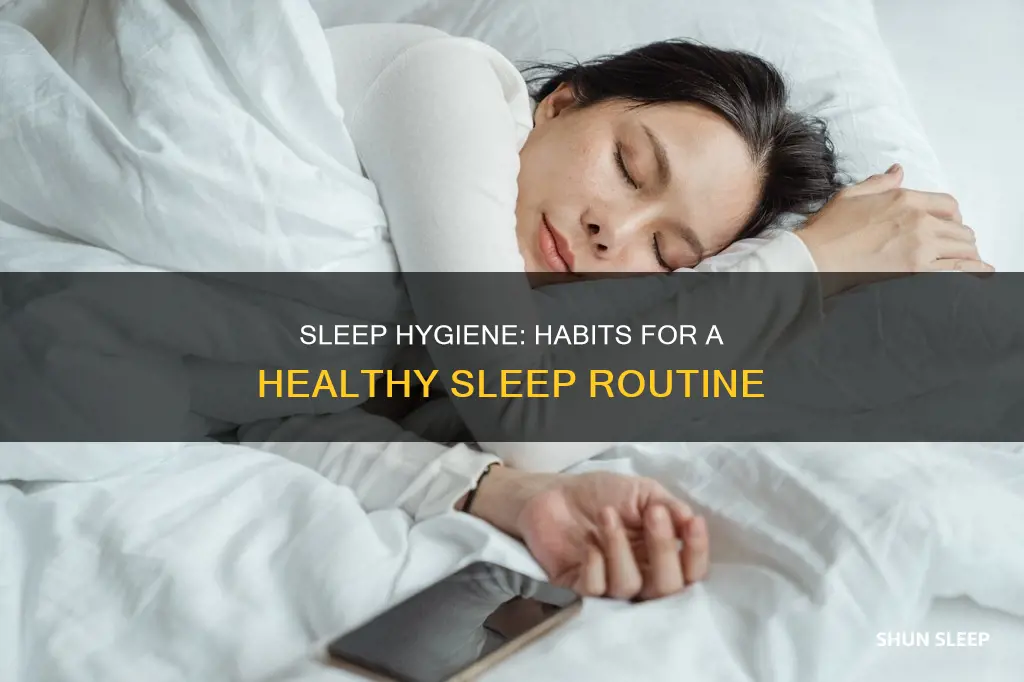 what does it mean to have healthy sleep habits