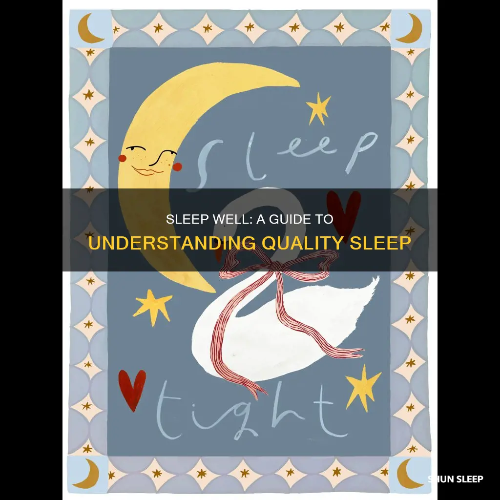 what does it mean to say sleep well