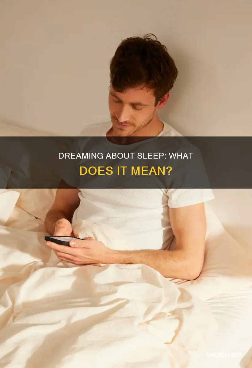 what does it mean to sleep in your dream