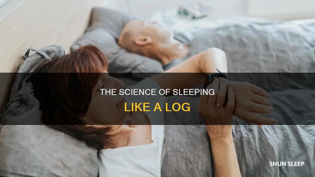 what does it mean to sleep like a log