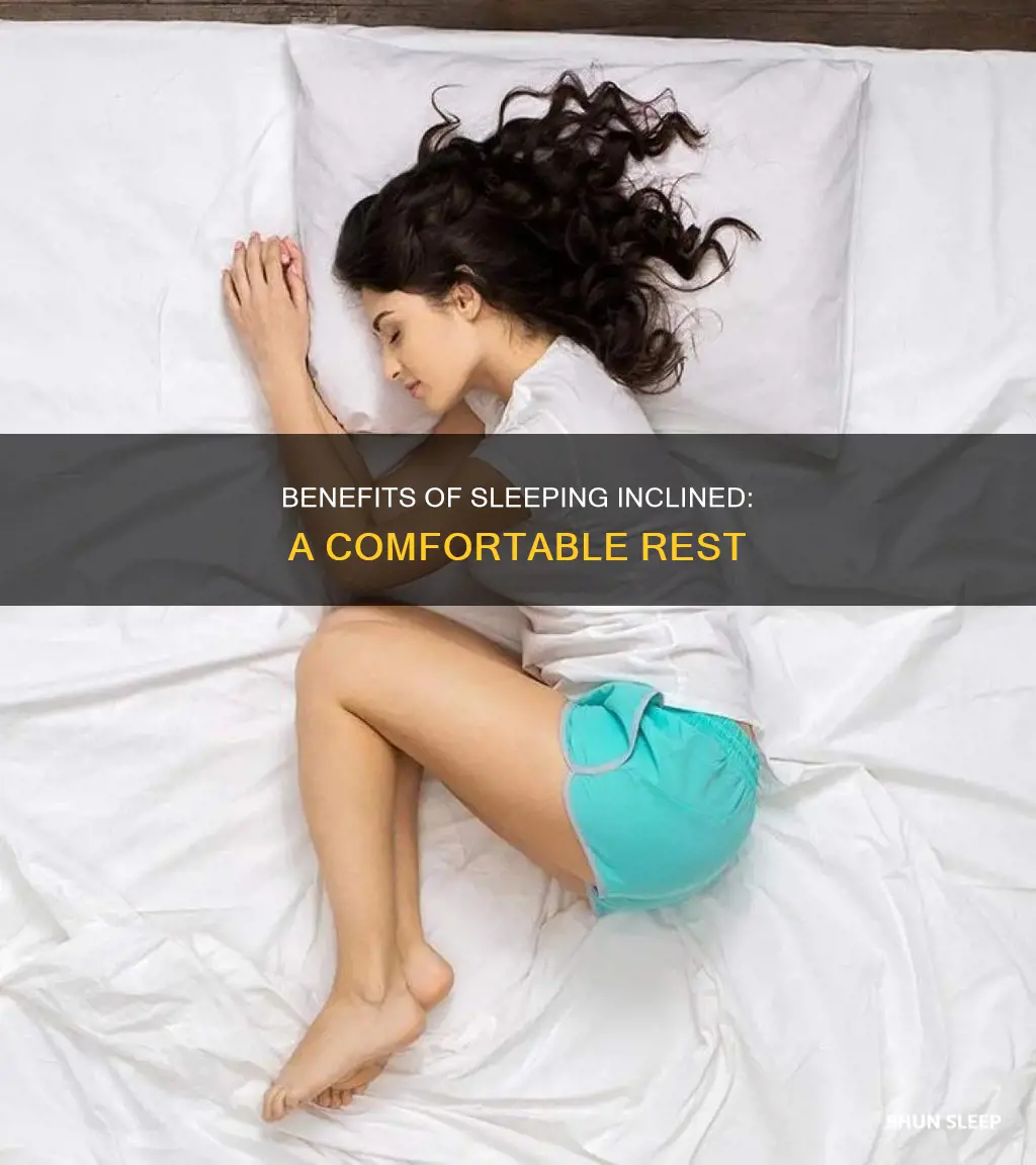 what does it mean to sleep on an incline