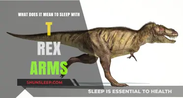Sleeping Like a T-Rex: Arms by Your Side