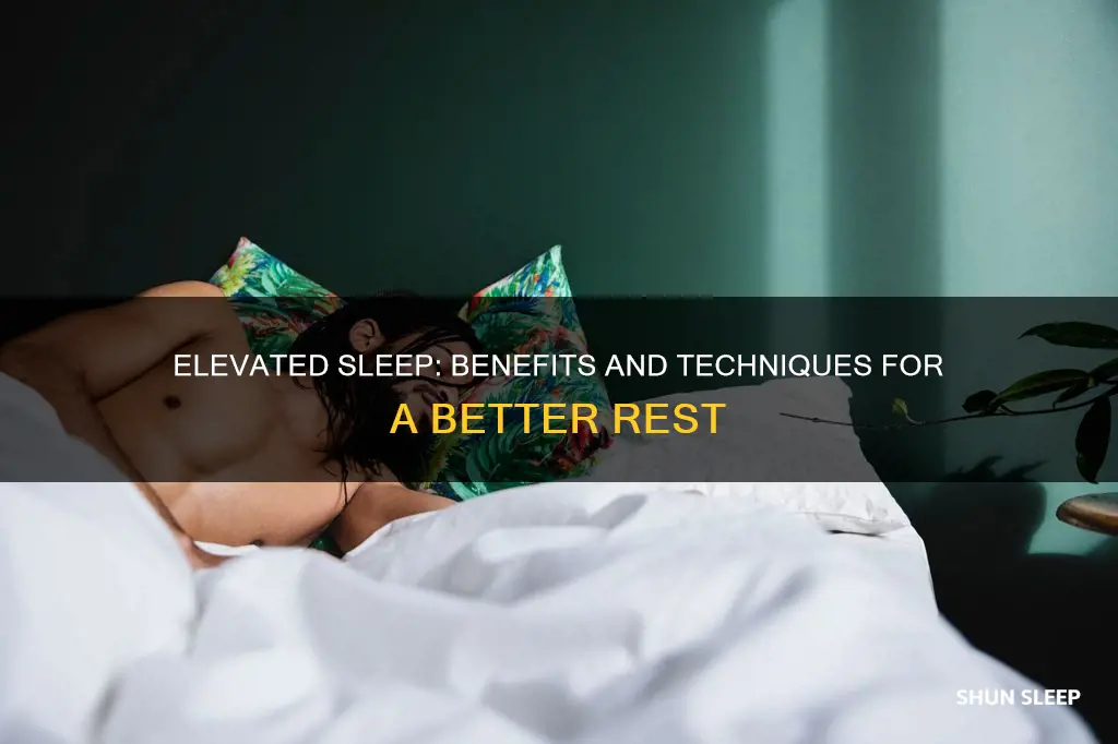 what does it mean to sleep with your head elevated