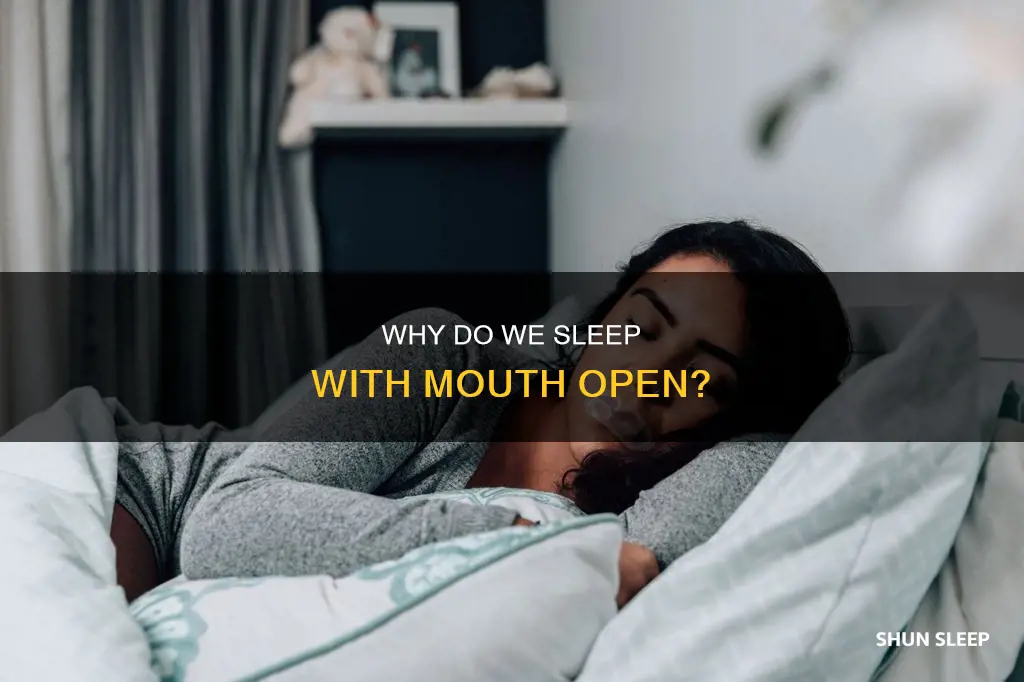 what does it mean to sleep with your mouth open